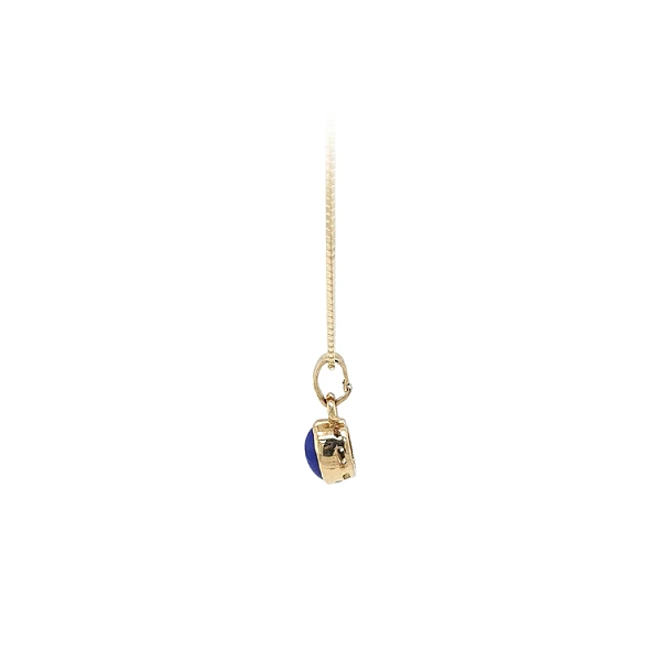 Gold-Anhänger mit Lapislazuli