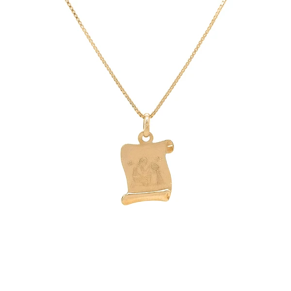 Gold-Anhänger Wassermann