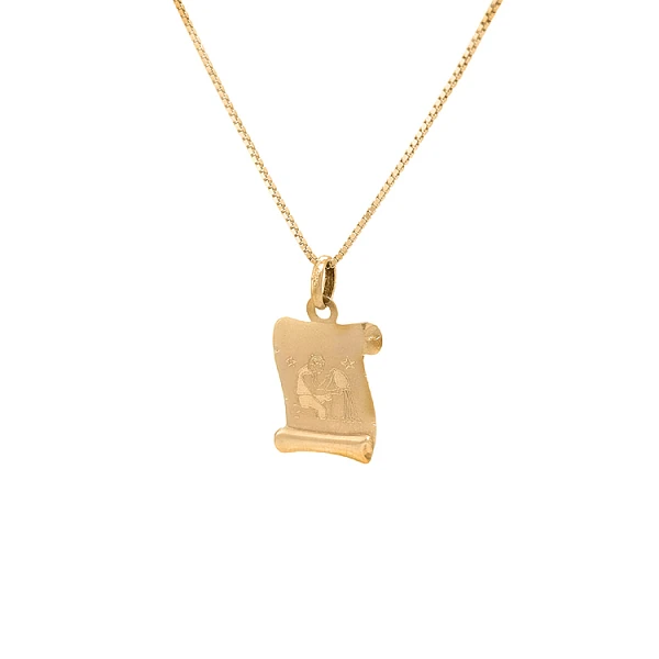 Gold-Anhänger Wassermann