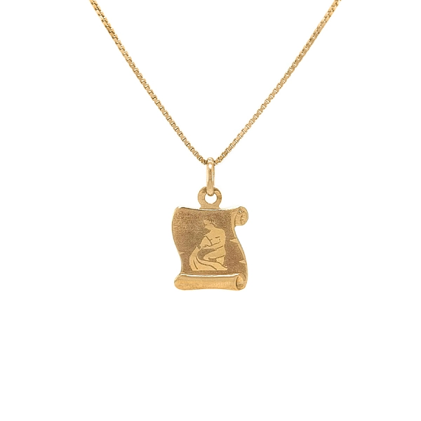 Gold-Anhänger Wassermann