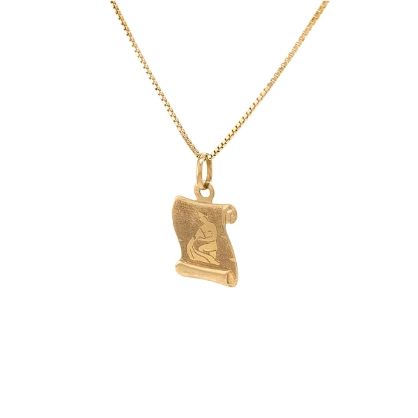 Gold-Anhänger Wassermann