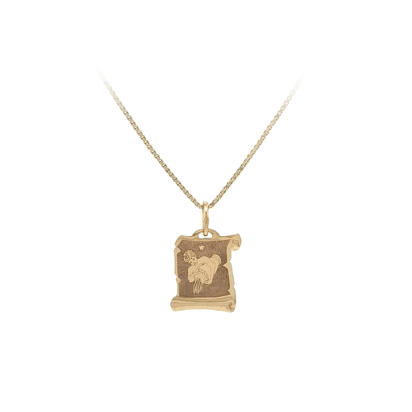 Gold-Anhänger Wassermann