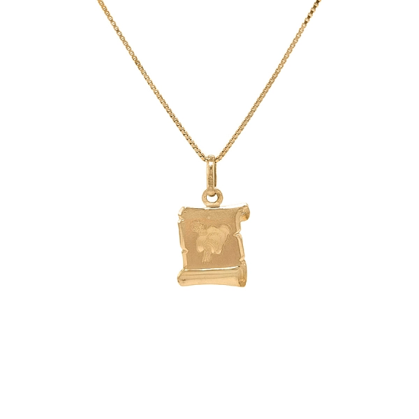 Gold-Anhänger Wassermann