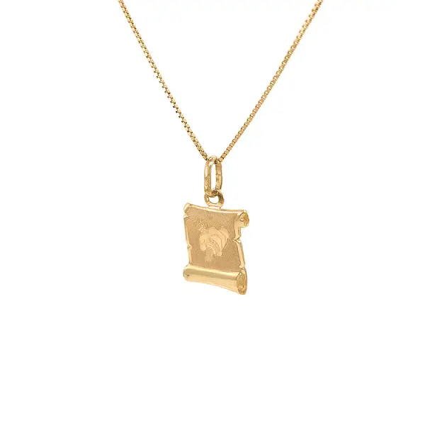 Gold-Anhänger Wassermann