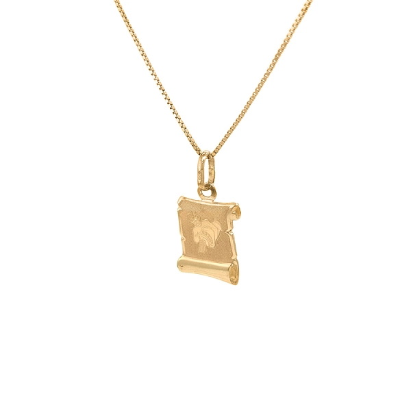 Gold-Anhänger Wassermann