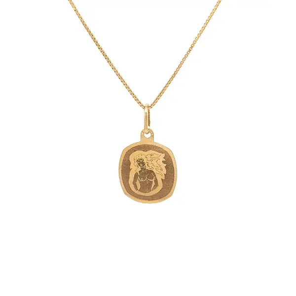 Gold-Anhänger Zeichen der Jungfrau