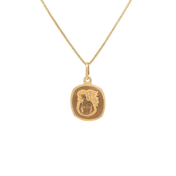 Gold-Anhänger Zeichen der Jungfrau