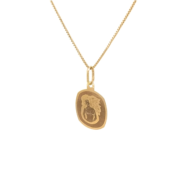 Gold-Anhänger Zeichen der Jungfrau