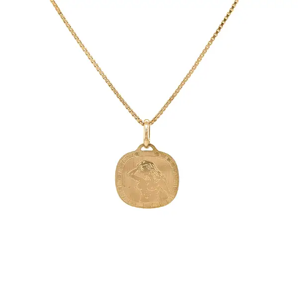 Gold-Anhänger Zeichen der Jungfrau