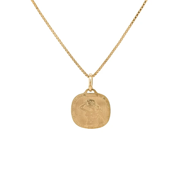 Gold-Anhänger Zeichen der Jungfrau
