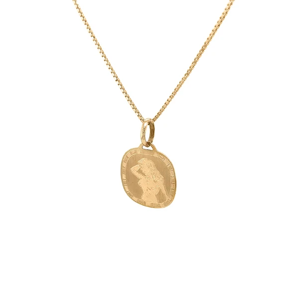 Gold-Anhänger Zeichen der Jungfrau