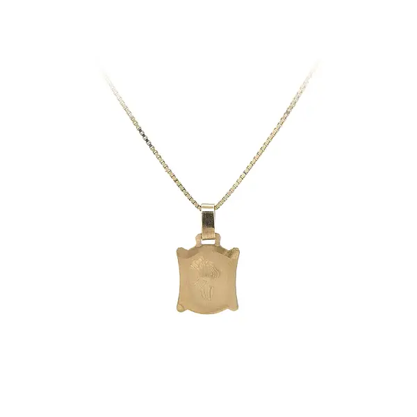 Gold-Anhänger Wassermann