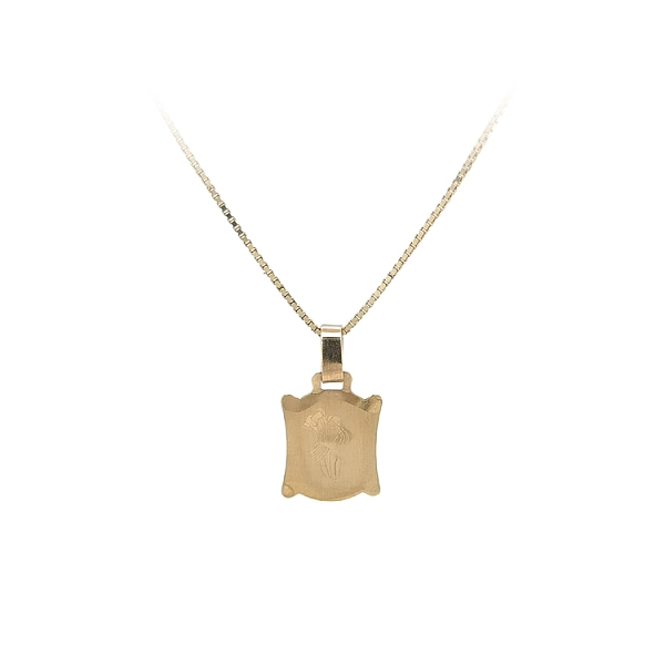 Gold-Anhänger Wassermann