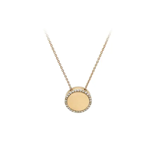 Goldhalskette mit Zirkonen