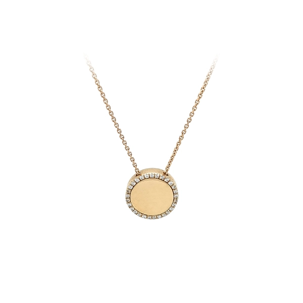 Goldhalskette mit Zirkonen