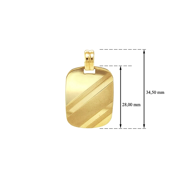 Goldplatte für Gravuren