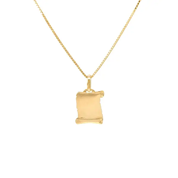 Goldplatte für die Pergamentgravur