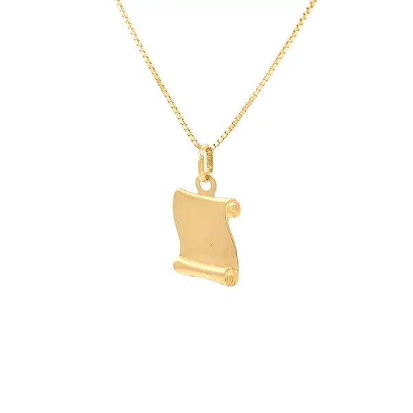 Goldplatte für die Pergamentgravur