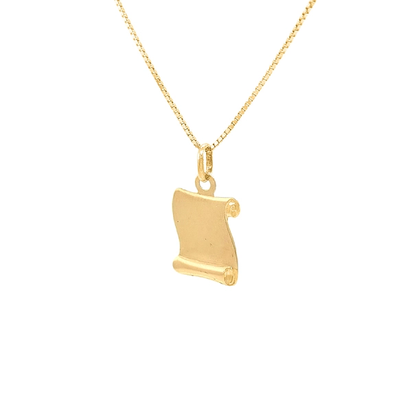 Goldplatte für die Pergamentgravur
