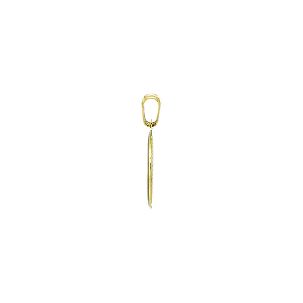Goldmedaillon mit Jesus Christus