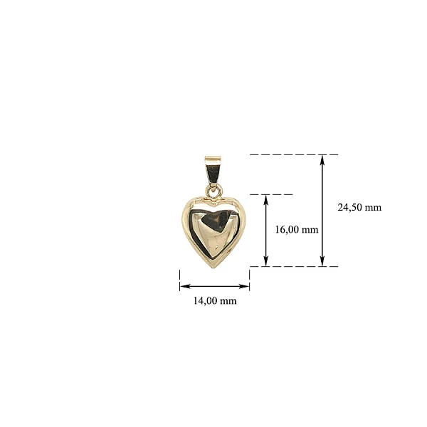 Gold-Anhänger Herz