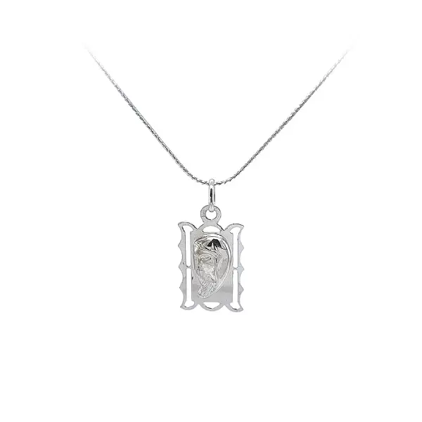 Anhänger Madonna Jungfrau Maria aus Weißgold