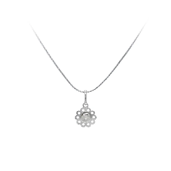 Anhänger Madonna Jungfrau Maria aus Weißgold