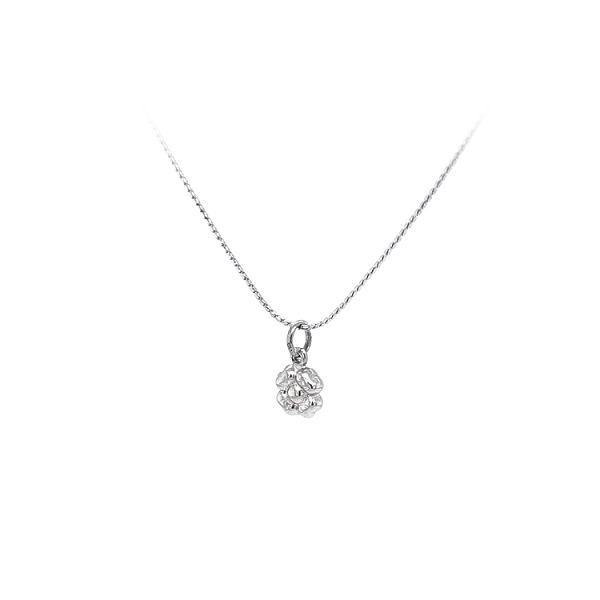 Anhänger Quatrefoil aus Weißgold