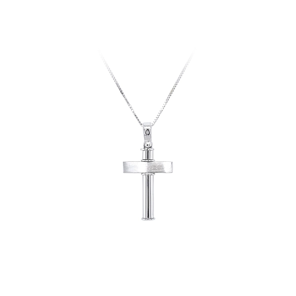 Anhänger Kreuz aus Weißgold