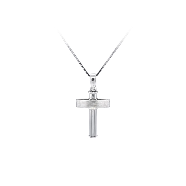 Anhänger Kreuz aus Weißgold