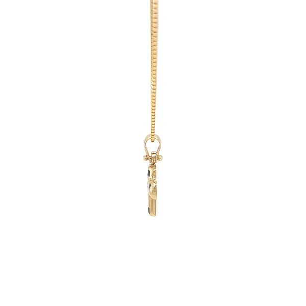 Goldenes Kreuz mit Zirkon