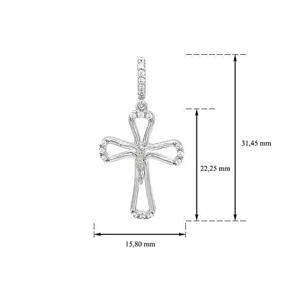 Gold-Anhänger mit Jesus Christus