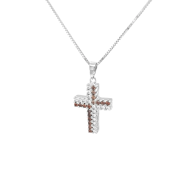 Goldenes Kreuz mit Zirkonen