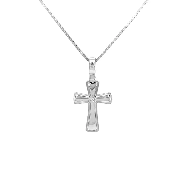 Goldenes Kreuz mit Zirkon