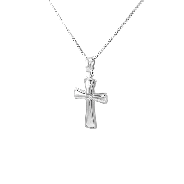 Goldenes Kreuz mit Zirkon