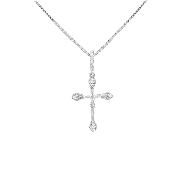 Goldenes Kreuz mit Jesus Christus