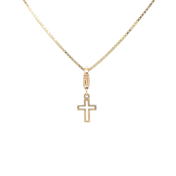 Gold-Anhänger für Armband Kreuz