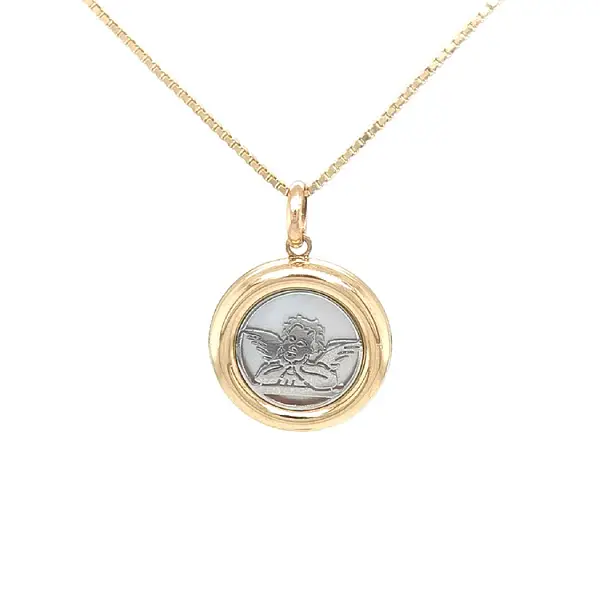 Gold-Anhänger Engel