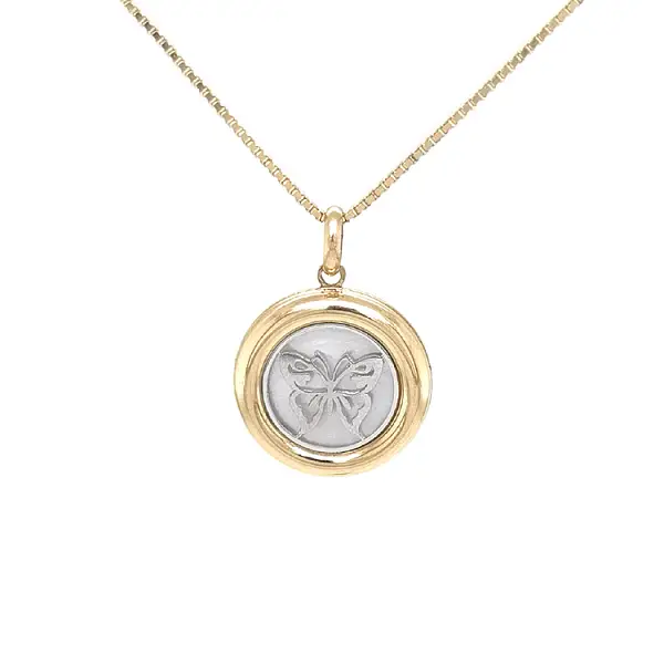 Gold-Anhänger Schmetterling