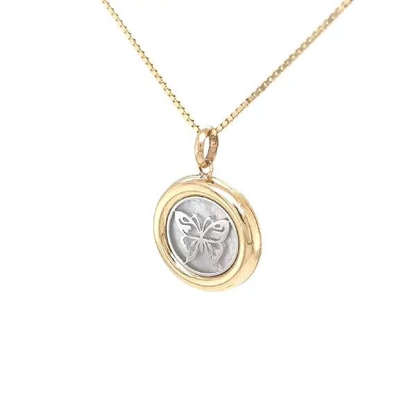 Gold-Anhänger Schmetterling