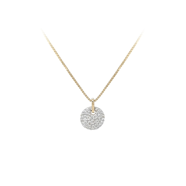Gold-Anhänger mit Zirkonen
