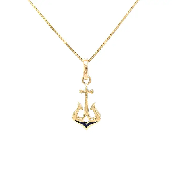 Gold-Anhänger Anker