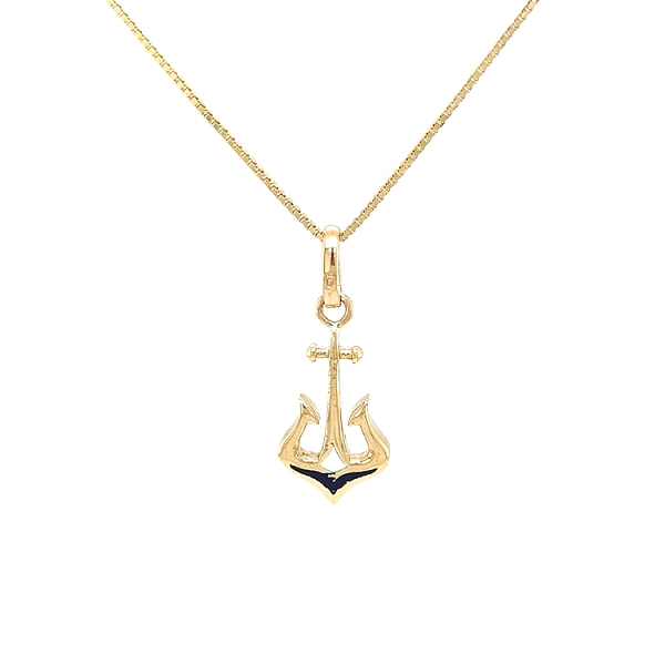 Gold-Anhänger Anker