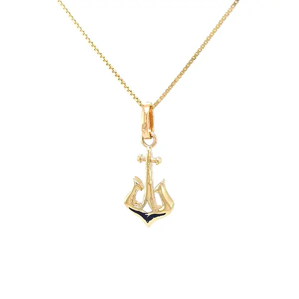 Gold-Anhänger Anker