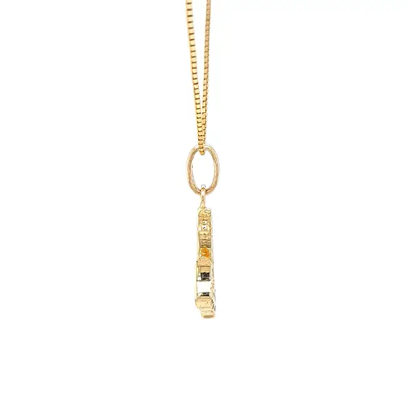 Gold-Anhänger Anker
