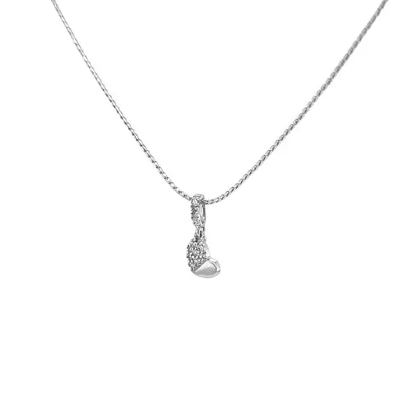 Gold-Anhänger Herz mit Zirkonen