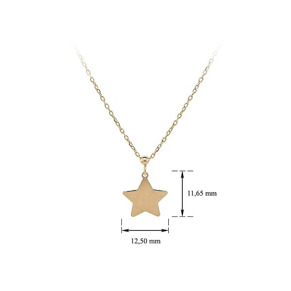 Gold Star Halskette