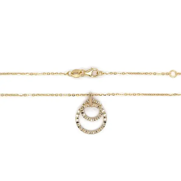 Gold Halskette Kreise