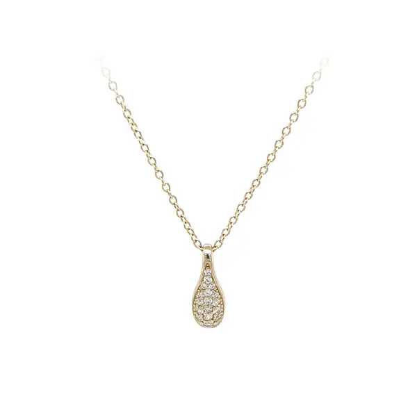 Goldhalskette mit Zirkonen