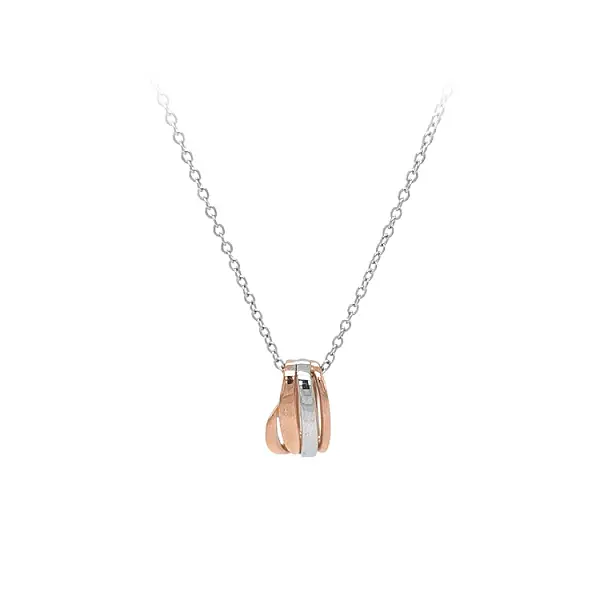 Damen-Halskette aus Kombinationsgold